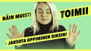 Näin muisti toimii – jaksota oppiminen oikein: 03.09.2019 10.50