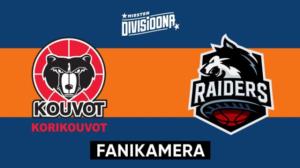 Korikouvot - Raiders Basket, Fanikamera - Korikouvot - Raiders Basket, Fanikamera 17.1.