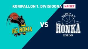 BC Nokia - Tapiolan Honka II - BC Nokia - Tapiolan Honka II 30.10.