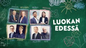 Luokan edessä - Olli Rehn ja Jussi Halla-aho