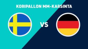 MM-karsinta: Ruotsi - Saksa - MM-karsinta: Ruotsi - Saksa 25.8.
