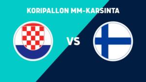 MM-karsinta: Kroatia - Suomi - MM-karsinta: Kroatia - Suomi 3.7.