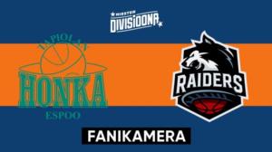 Tapiolan Honka - Raiders Basket, Fanikamera - Tapiolan Honka - Raiders Basket, Fanikamera 16.10.