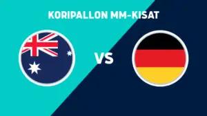 Australia - Saksa - Australia - Saksa 27.8.