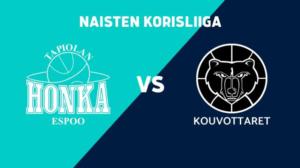 Tapiolan Honka - Kouvottaret - Tapiolan Honka - Kouvottaret 30.11.