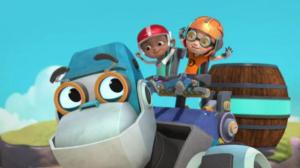 Rusty Rivets (S) - Rusty ja sankariapurit  / Rustyn apinapelastus