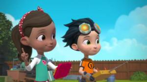 Rusty Rivets (S) - Rustyn avaruusbitti/Rusty ja aivasteleva kala