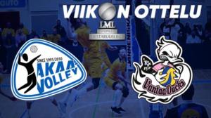 Akaa-Volley - Vantaa Ducks, Viikon ottelu - Akaa-Volley - Vantaa Ducks, Viikon ottelu  18.10.