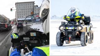 Autot - Helsingin poliisin uudet mönkijät kulkevat jopa 100 km/h
